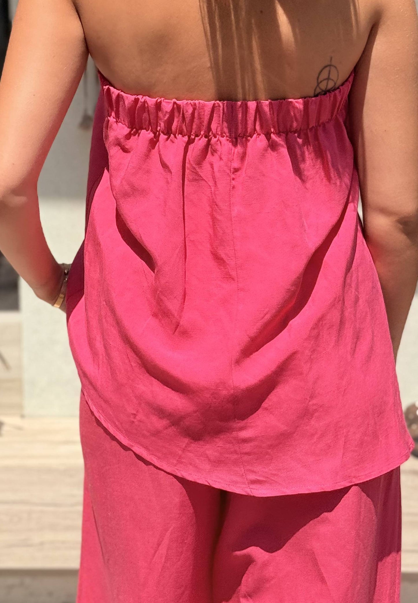 MOTEL - Completo TOP + PANTALONE Fucsia