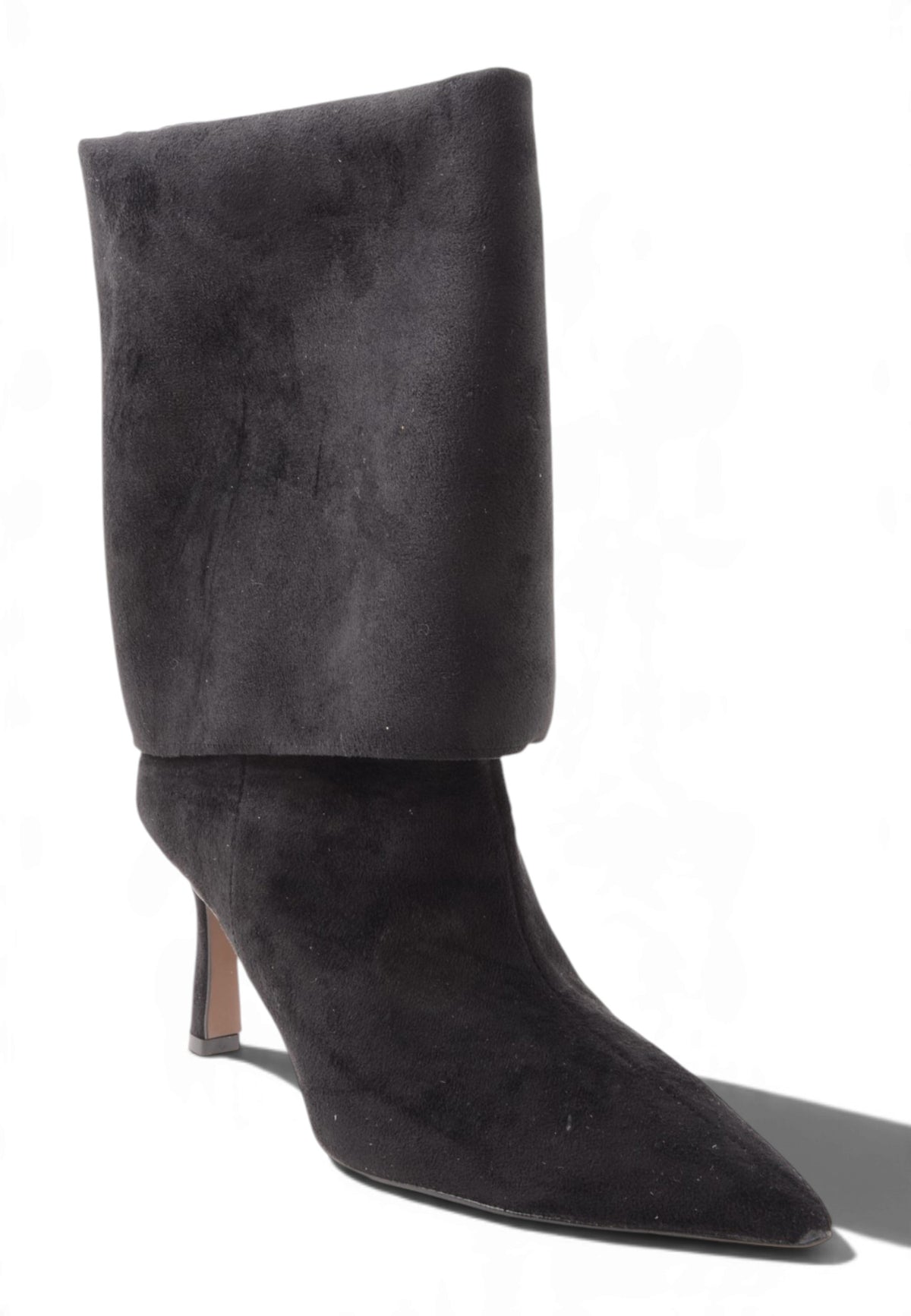 DIVINE FOLLIE - Stivale Modulare In Camoscio Nero
