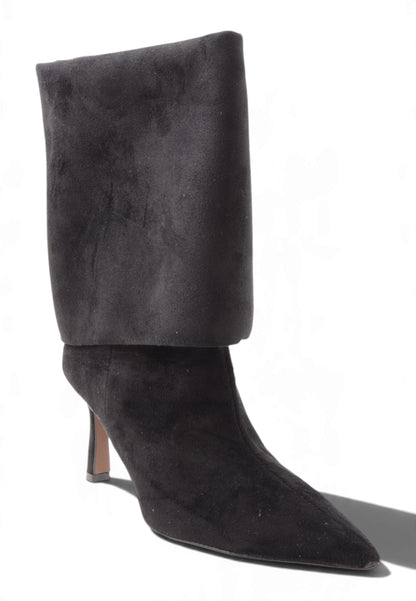 DIVINE FOLLIE - Stivale Modulare In Camoscio Nero