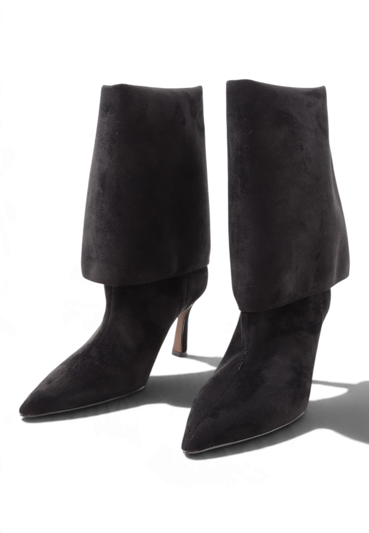 DIVINE FOLLIE - Stivale Modulare In Camoscio Nero