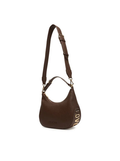 LOVE MOSCHINO - Borsa Hobo Lettering Moro
