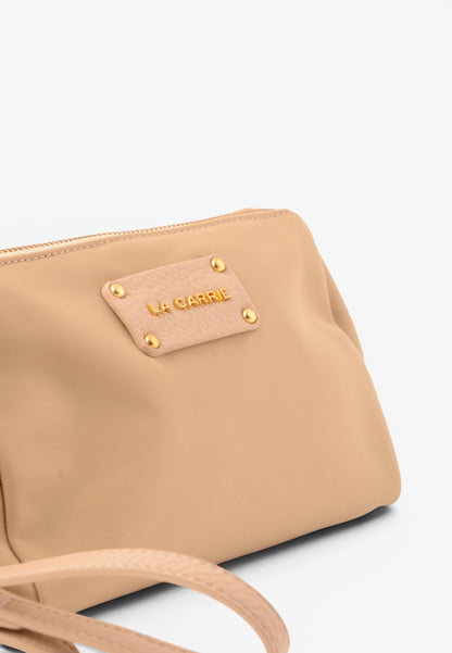 LA CARRIE - Pochette Beauty DARK NYLON Beige