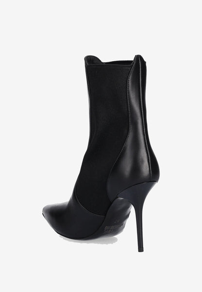LOVE MOSCHINO - Stivaletti Tacco A Stiletto Nero