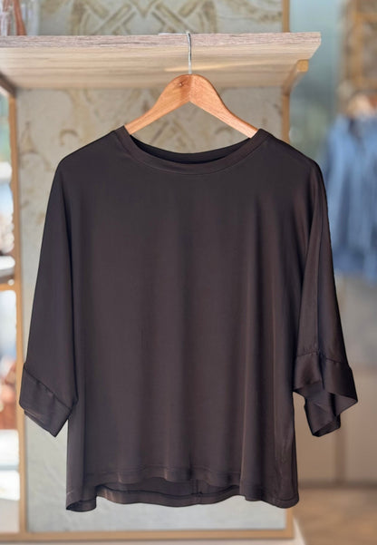 MOTEL - T-shirt Viscosa Brunette