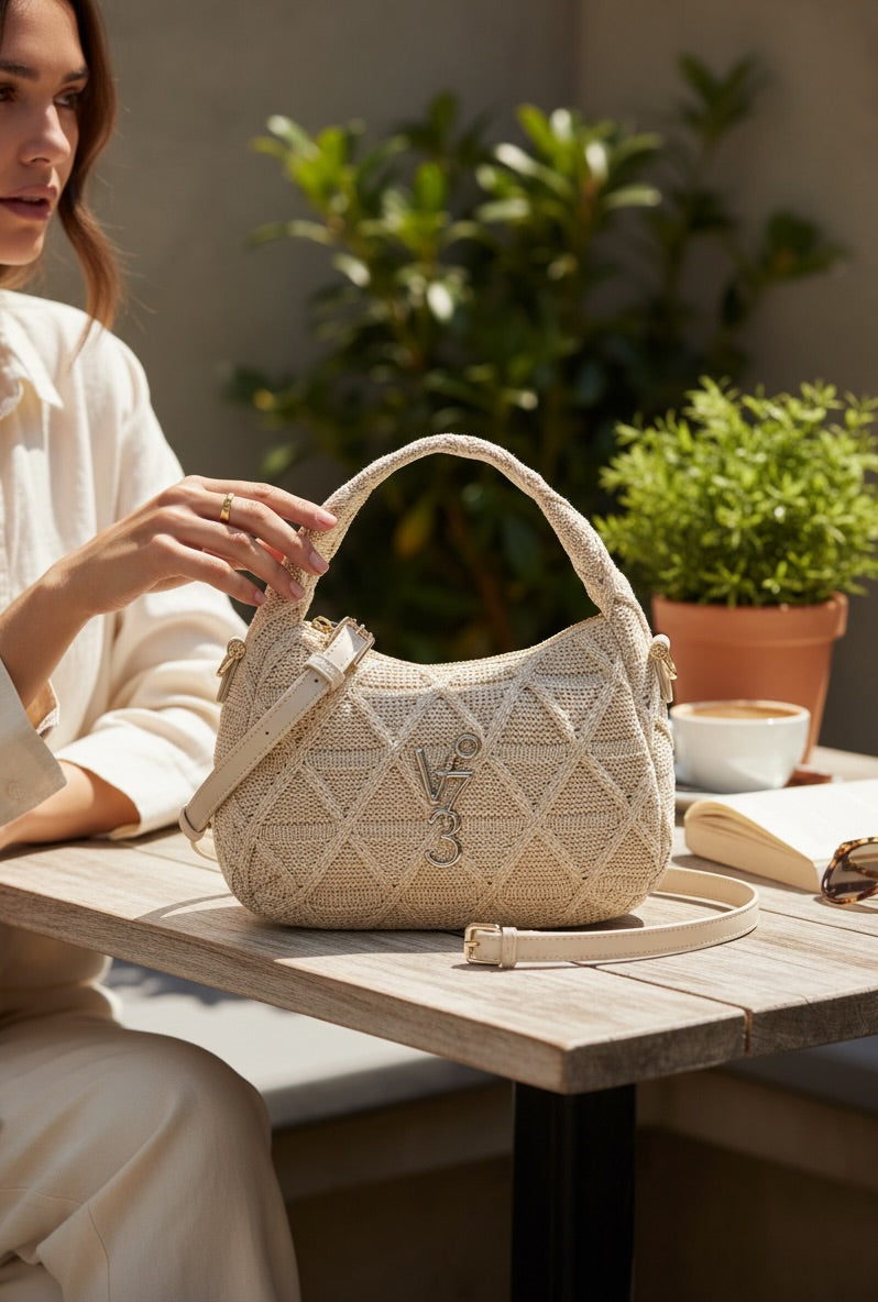 V73 - Borsa a Spalla Dalia Off White