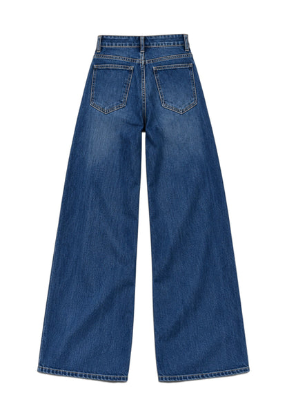 LE STREGHE - Jeans A Palazzo Denim