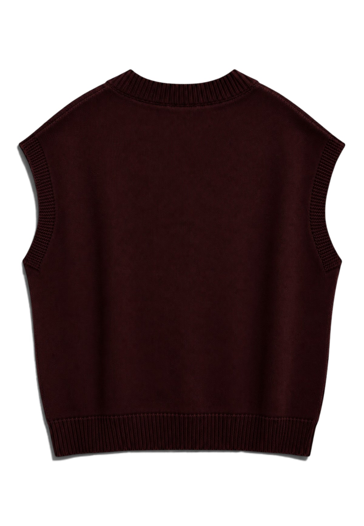 MOTEL - Gilet In Pizzo Vino
