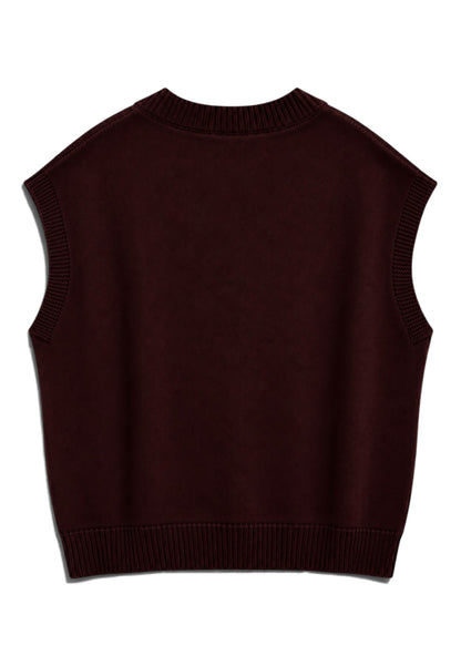 MOTEL - Gilet In Pizzo Vino