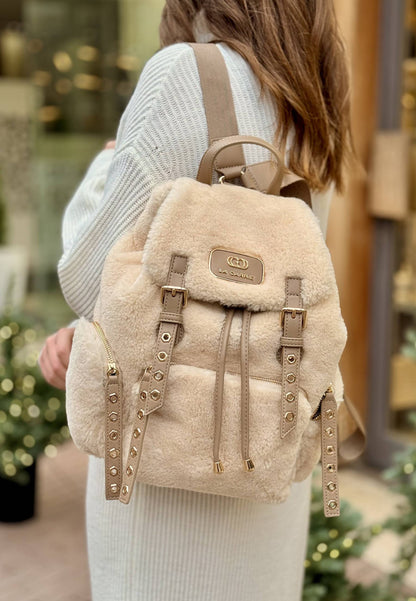 LA CARRIE - Zaino Teddy Avorio