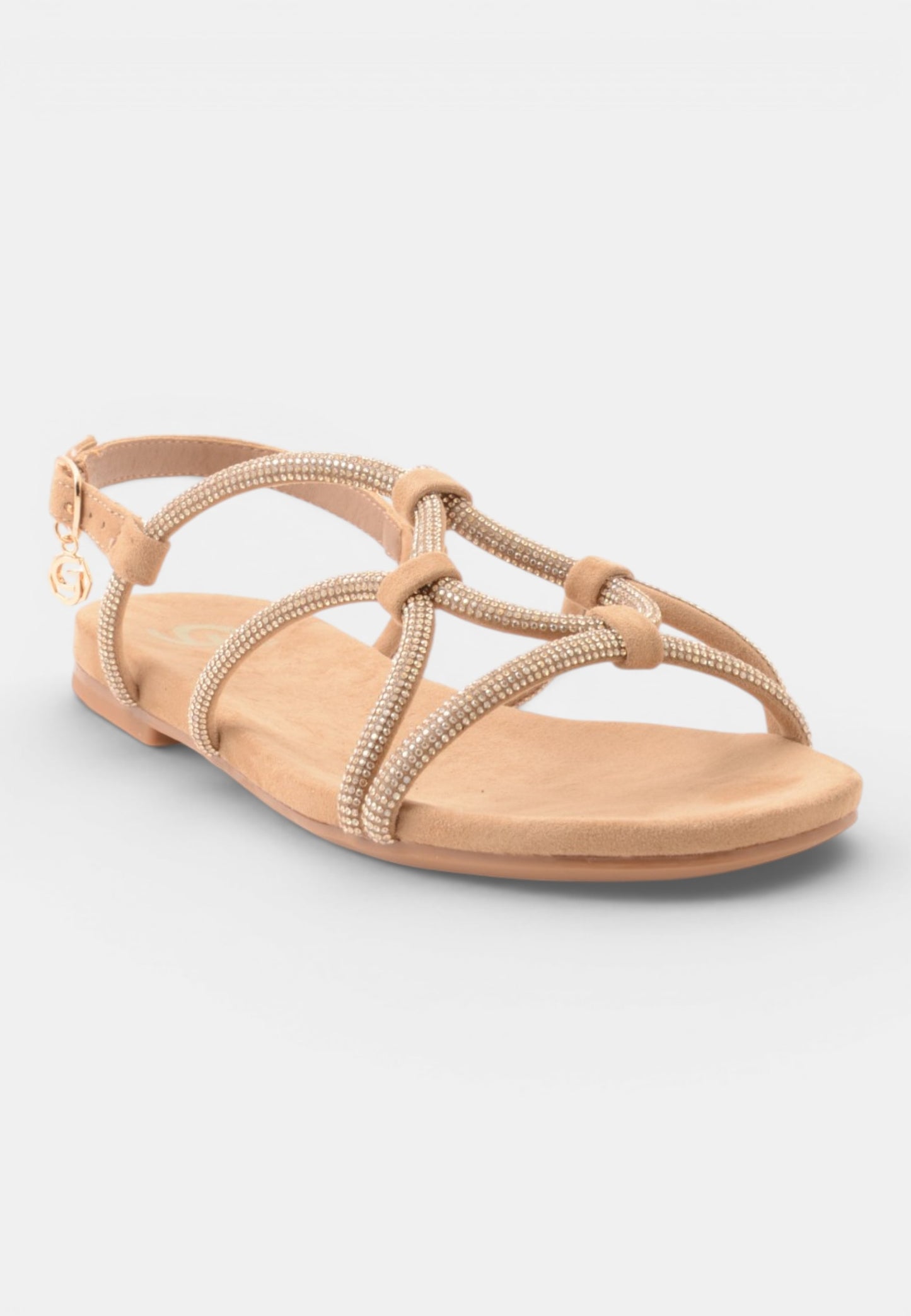 GOLD&GOLD - Sandalo Multi strass Oro