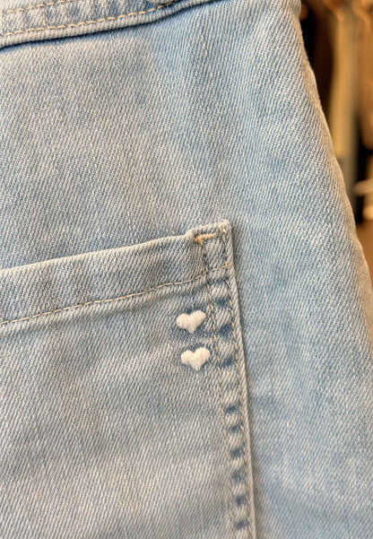 PLEASE - Jeans Baloon Blu Denim Chiaro