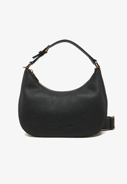 LOVE MOSCHINO - Borsa Hobo Lettering Nero Gold
