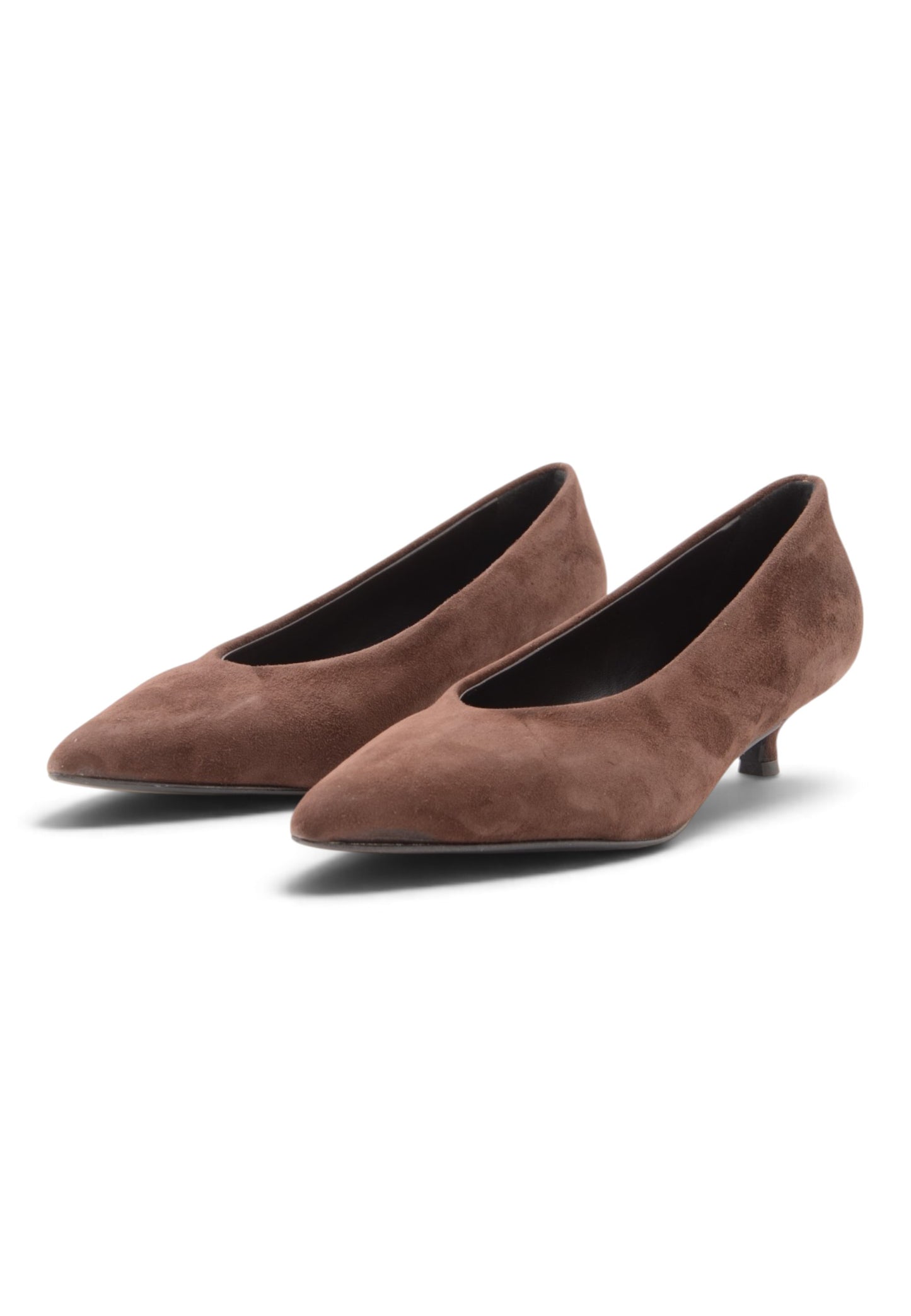 DIVINE FOLLIE - Décolleté Con Tacco Kitten Heel Moka