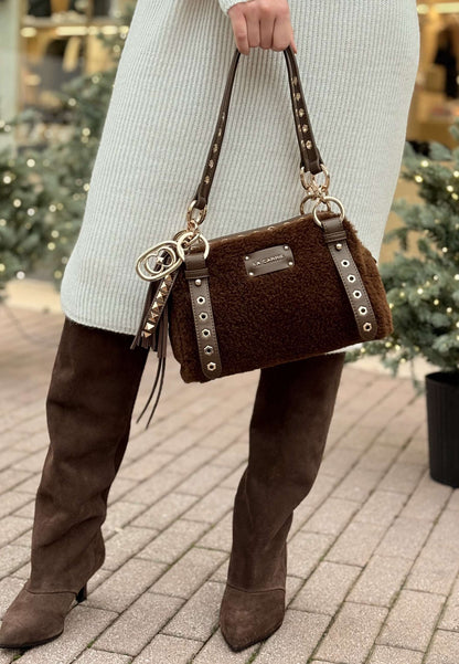 LA CARRIE - Borsa A Mano Teddy Mocha