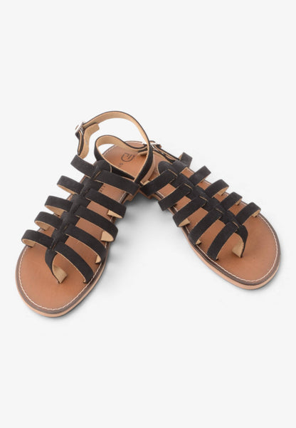 DIVINE FOLLIE - Sandalo In Camoscio Nero