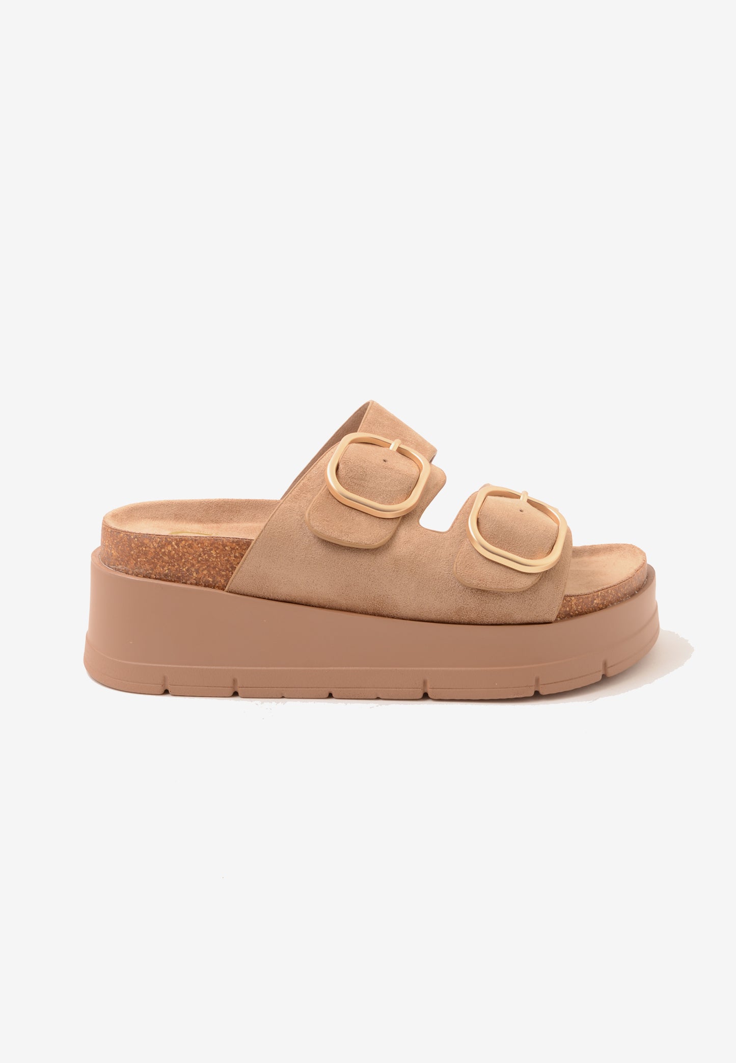 GOLD&GOLD - Ciabatta Zeppa Beige