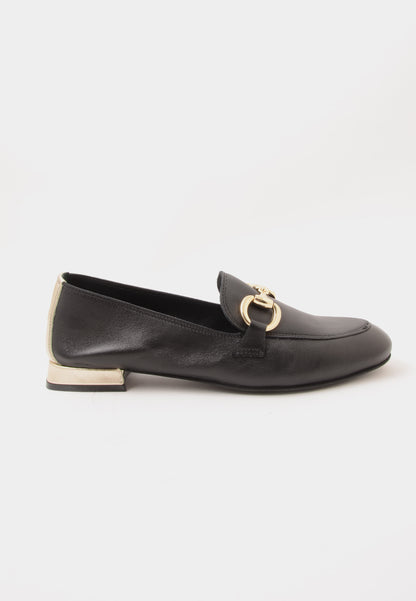 DIVINE FOLLIE - Mocassino Morsetto In Nappa Nero