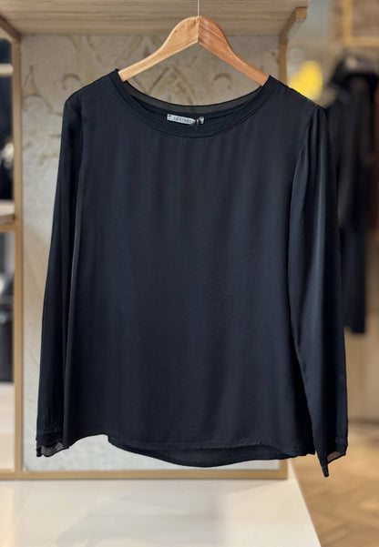 LE STREGHE - Blusa In Viscosa Nero
