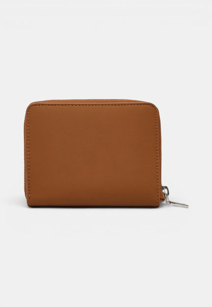 LOVE MOSCHINO - Portafoglio Piccolo Zip Around Cuoio