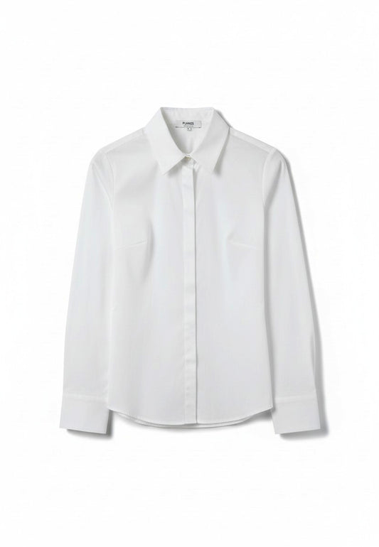 PLEASE - Camicia Slim Bianco