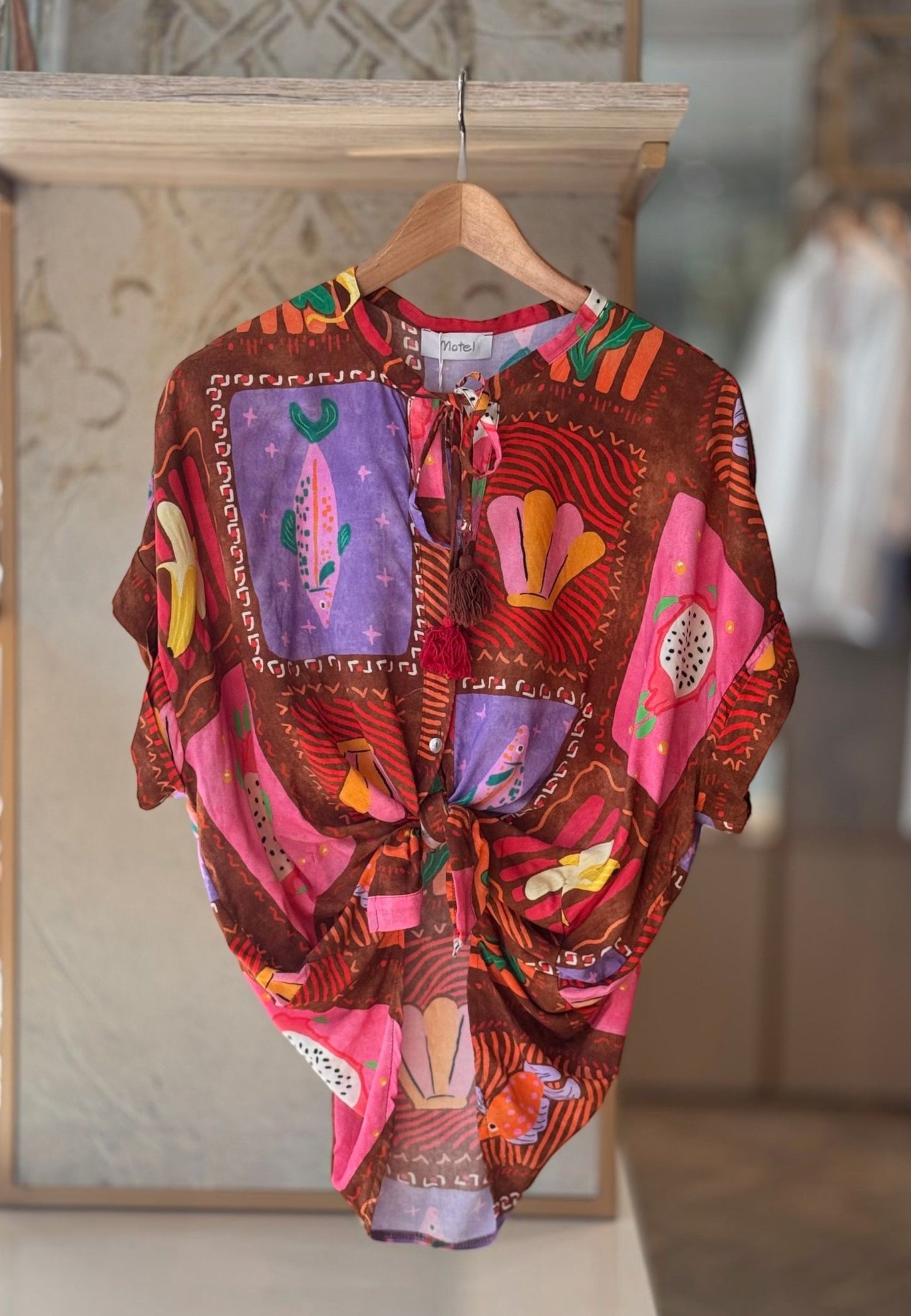 MOTEL - Camicia Fantasia Frutta