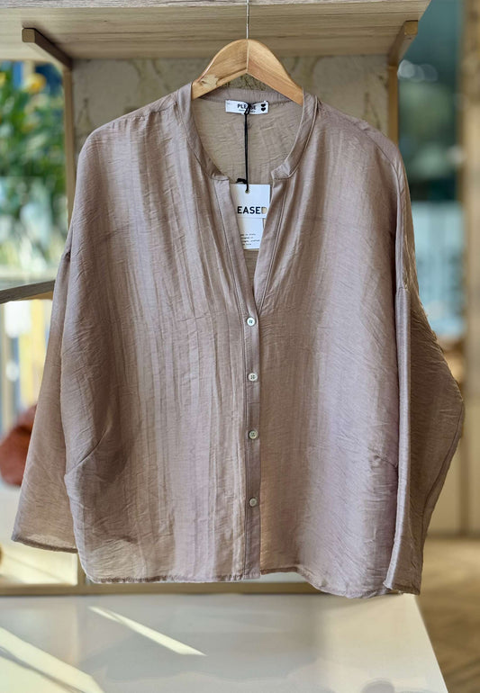 PLEASE - Camicia Coreana Desert