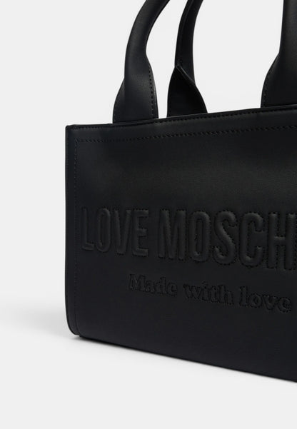 LOVE MOSCHINO - Borsa A Mano Signature Nero
