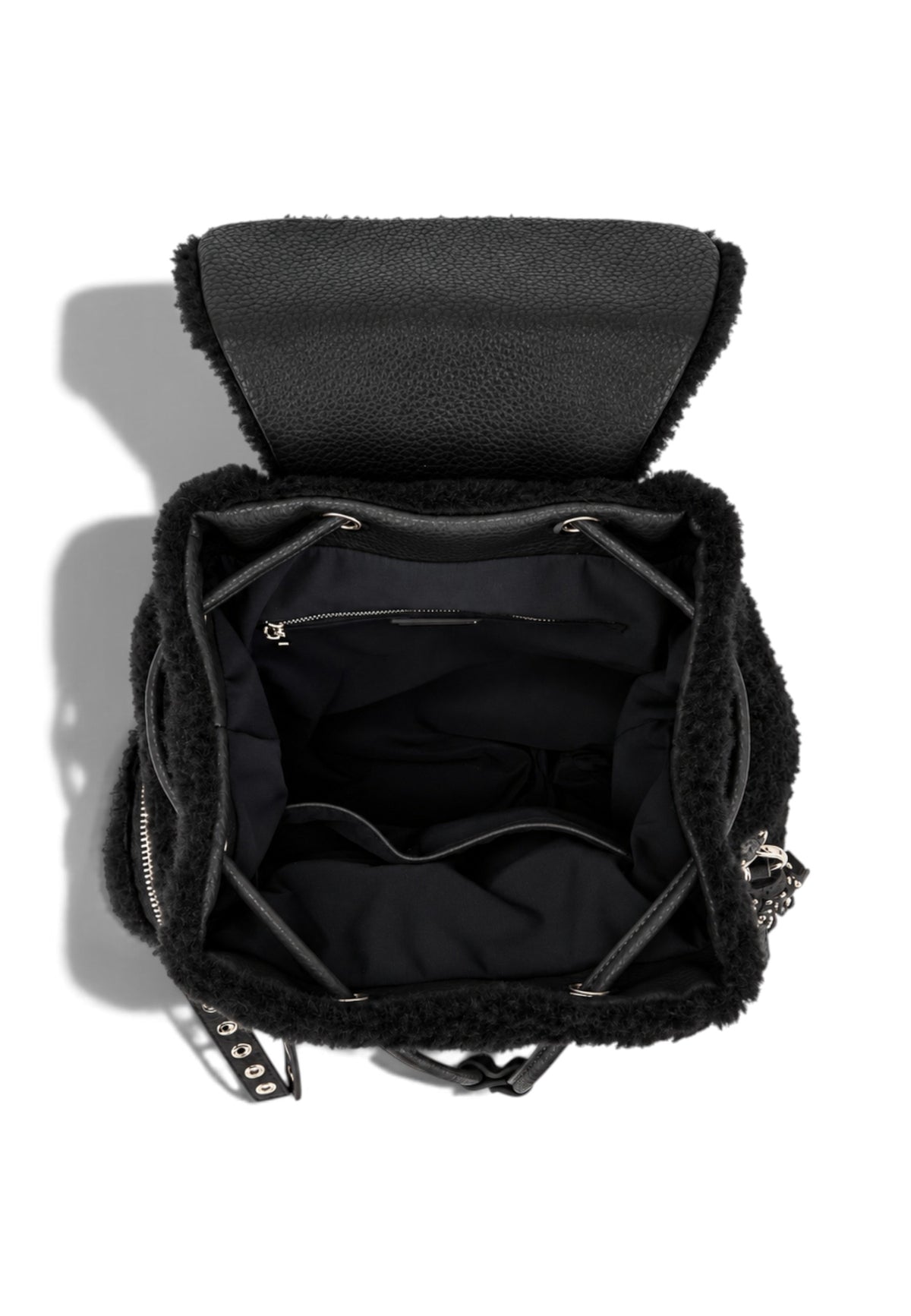 LA CARRIE - Zaino TEDDY ECO FUR Nero