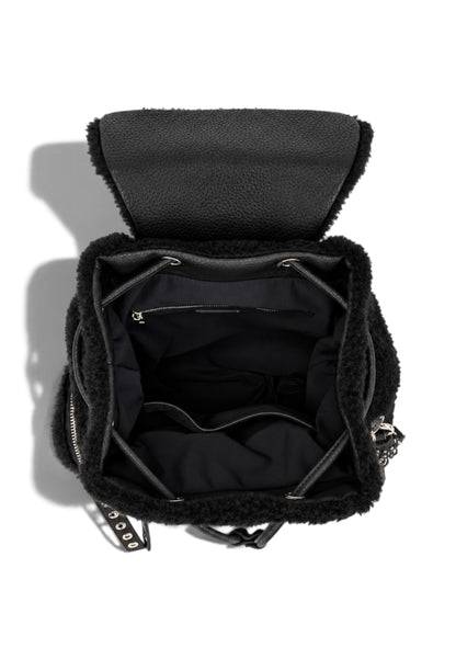 LA CARRIE - Zaino TEDDY ECO FUR Nero
