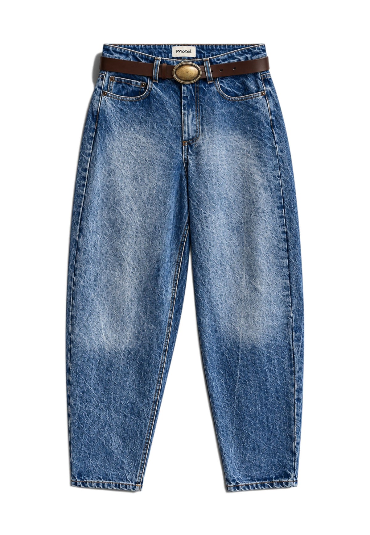 MOTEL - Jeans Mom Fit Cintura