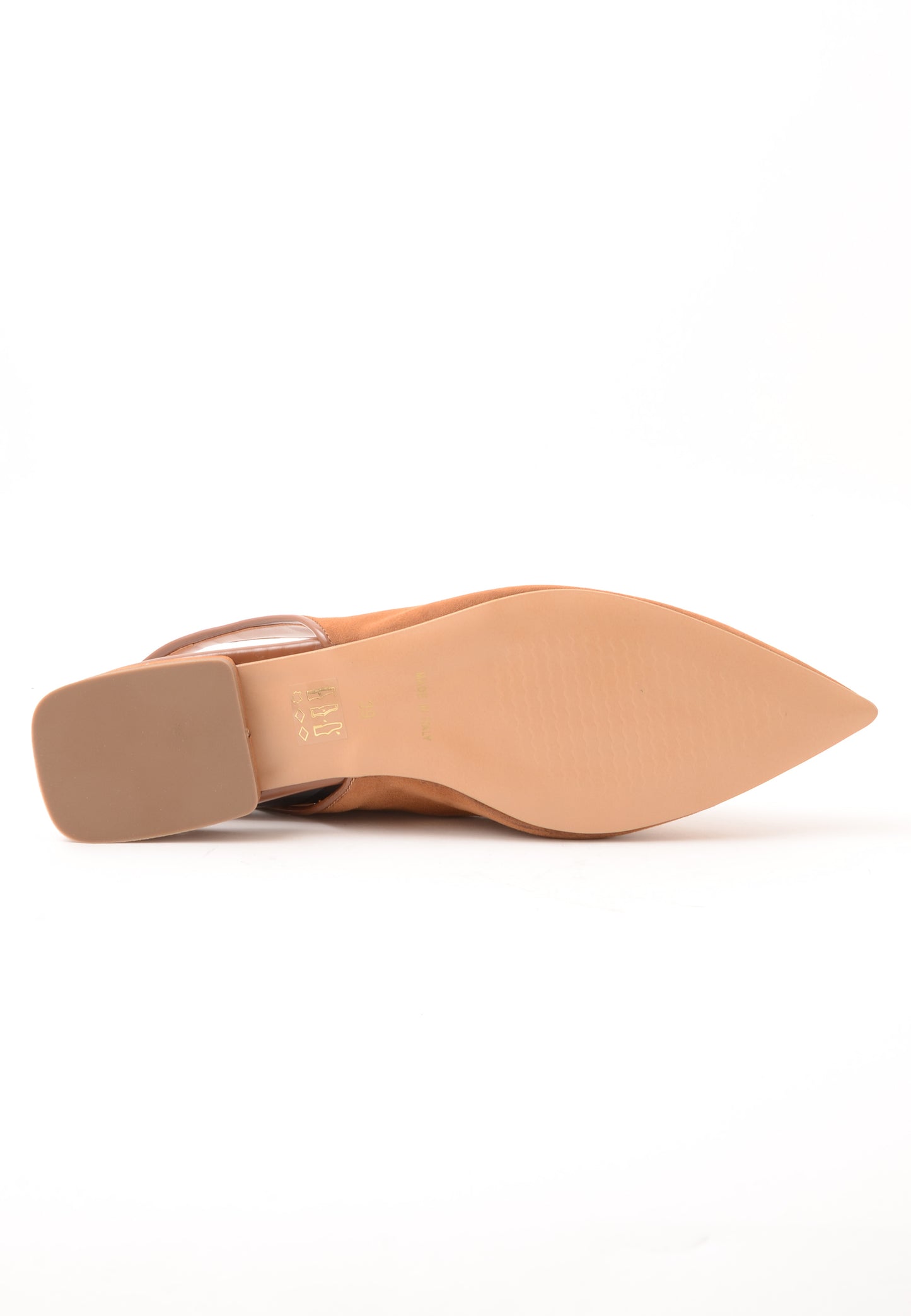 DIVINE FOLLIE - Slingback Camoscio Cuoio