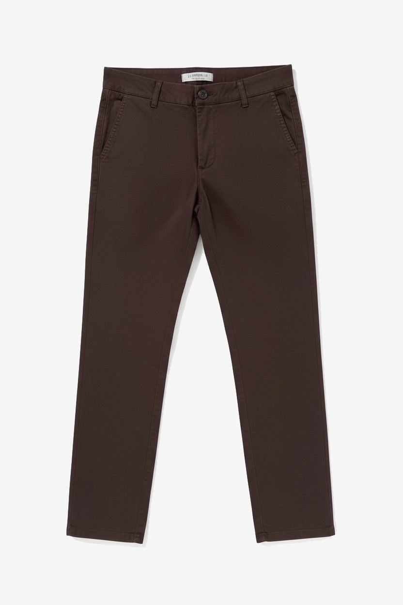 LE STREGHE - Jeans Skinny In Bull Denim Moro