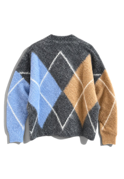 LE STREGHE - Cardigan Rombi Grigio