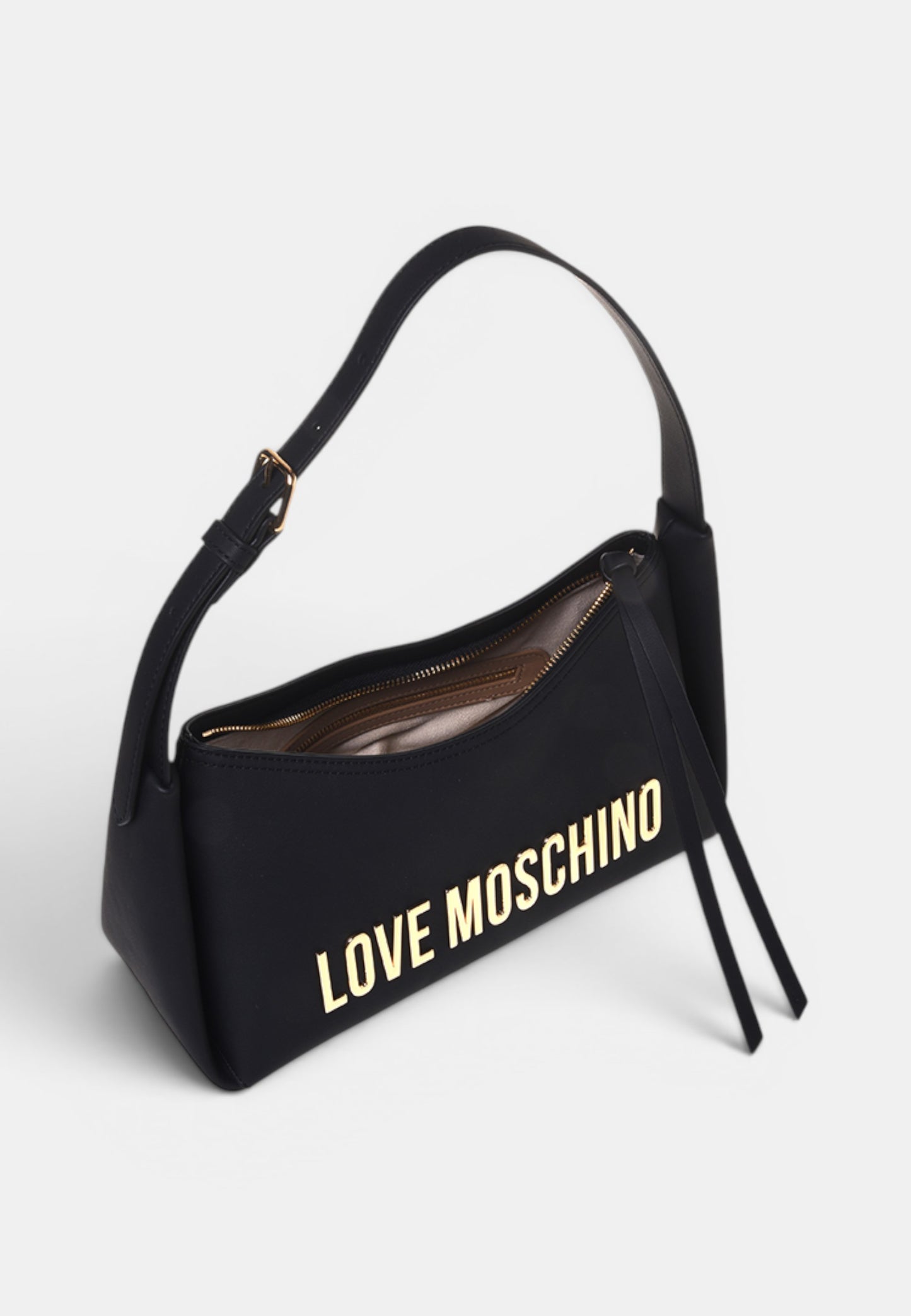 LOVE MOSCHINO - Borsetta A Mano Lettering Nero