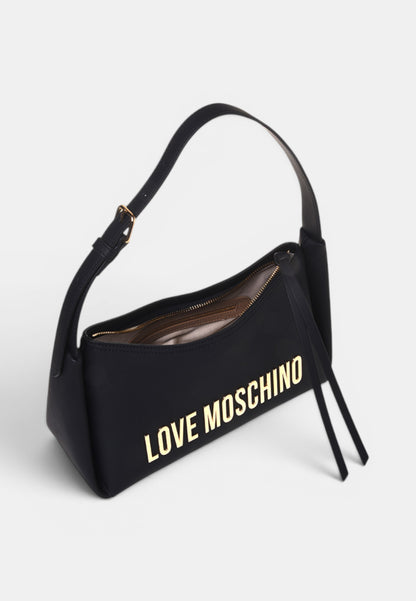 LOVE MOSCHINO - Borsetta A Mano Lettering Nero