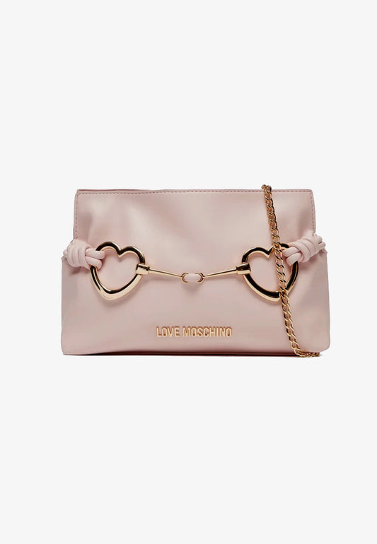 LOVE MOSCHINO - Borsetta Double Love Cipria