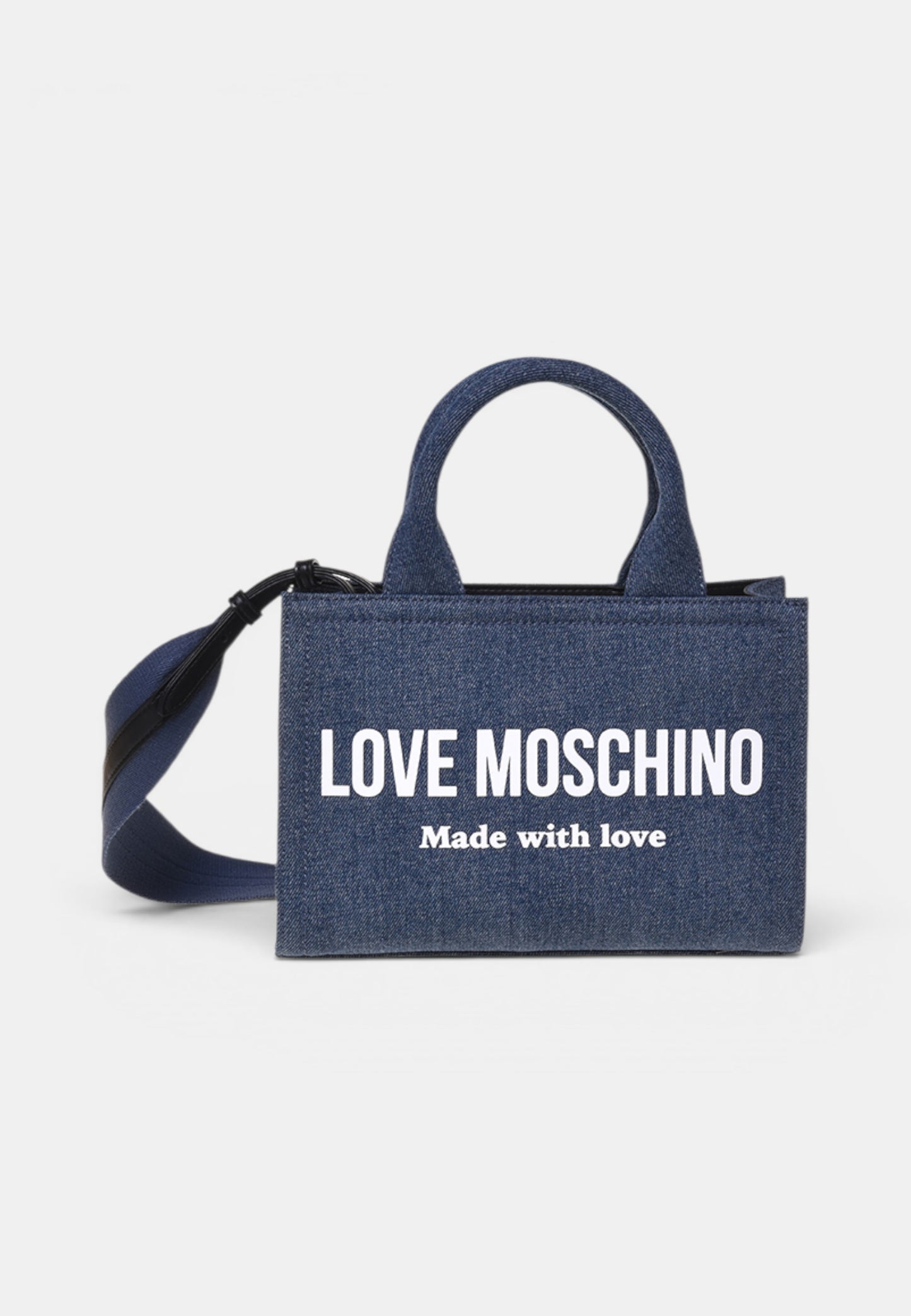 LOVE MOSCHINO - Borsetta A Mano Signature Denim