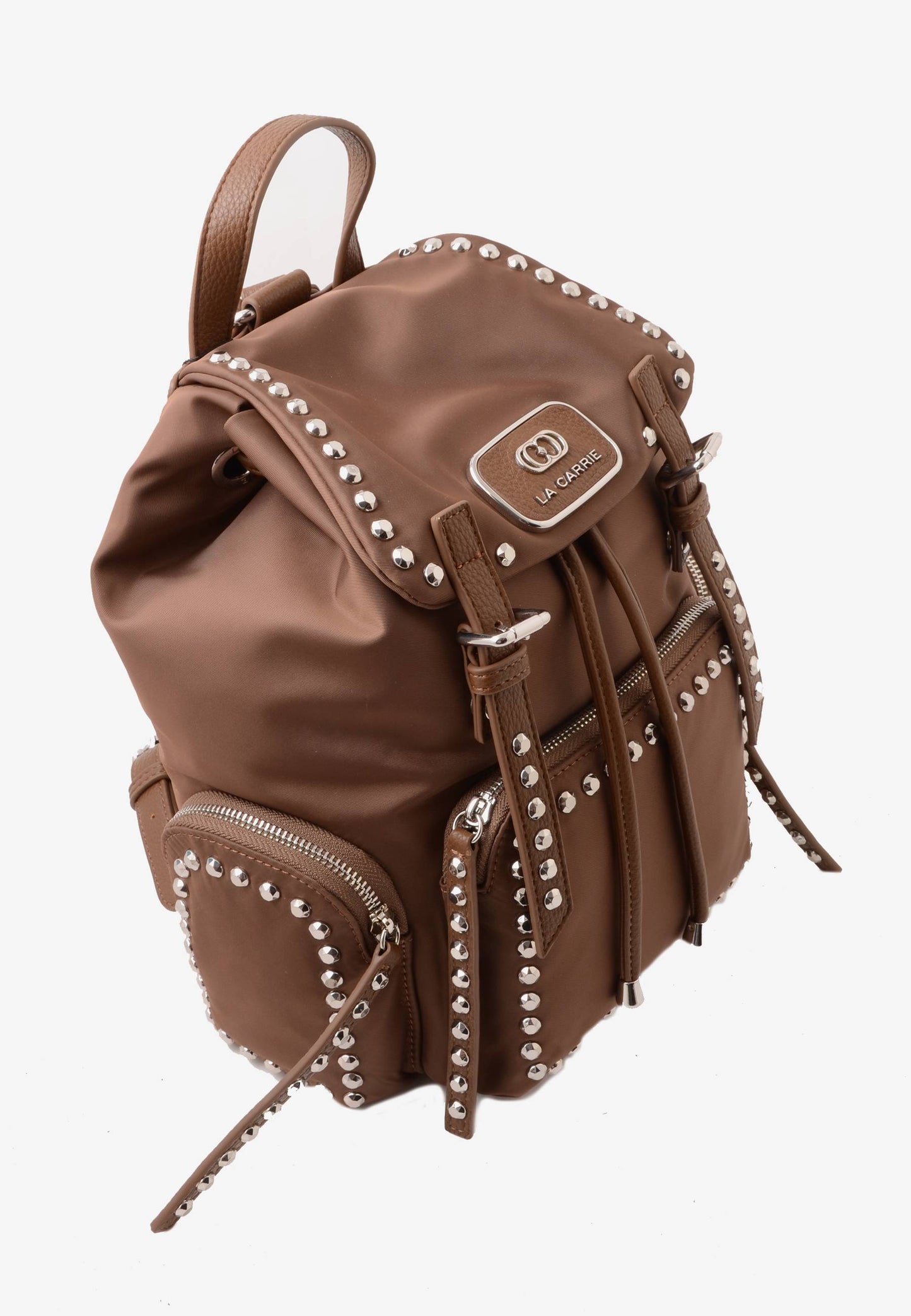 LA CARRIE - Zaino Dark Nylon Mocha