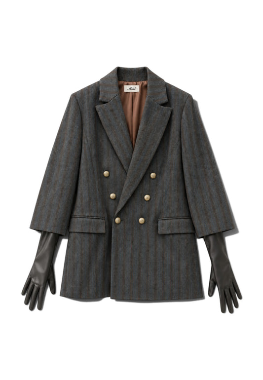 MOTEL - Blazer Con Guanto Grigio