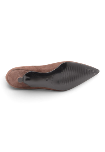 DIVINE FOLLIE - Décolleté Con Tacco Kitten Heel Moka