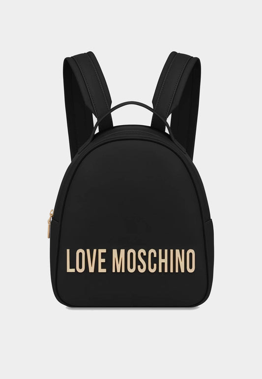 LOVE MOSCHINO – Schwarzer Rucksack mit Schriftzug