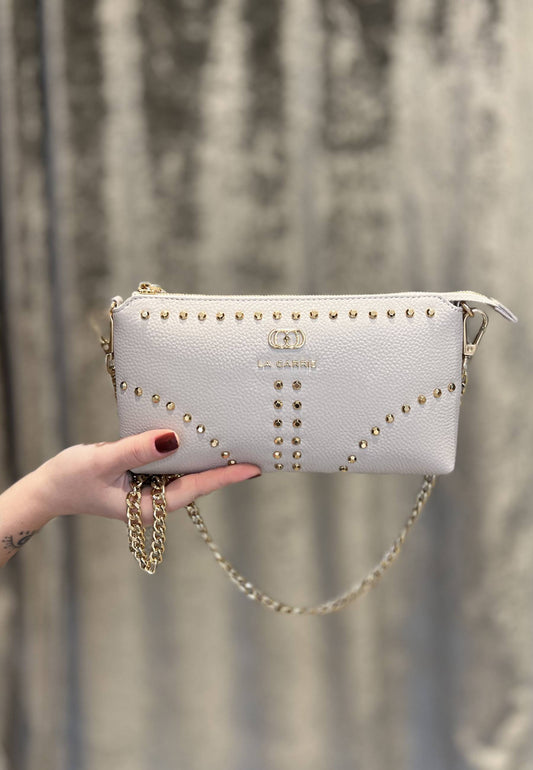 LA CARRIE - Pochette Portafogli Frivolous Ivory
