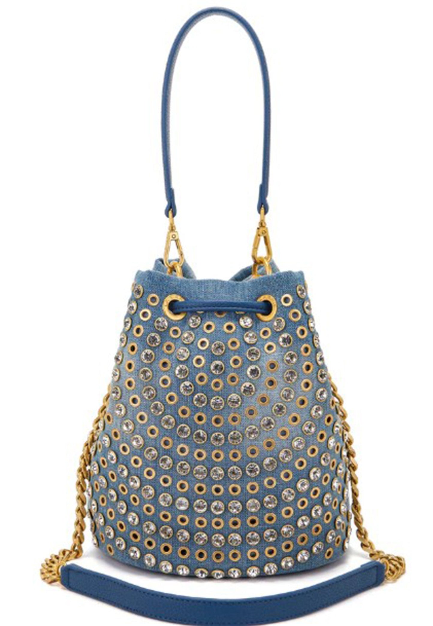 LA CARRIE - Secchiello Strass Andromeda Canvas Jeans