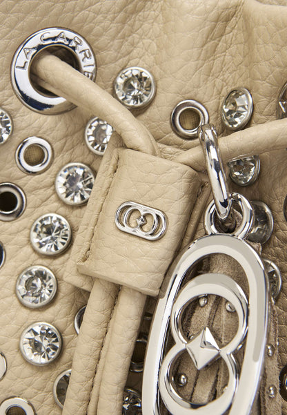 LA CARRIE - Secchiello Strass Andromeda Beige