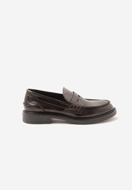 DIVINE FOLLIE - Mocassino Spazzolato Moro
