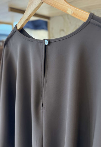 SUSY STAR CURVY - Blusa Over Fluida Moro