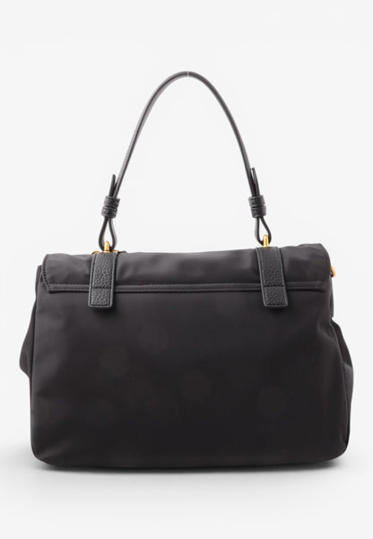 LA CARRIE - Shopping Bag DARK NYLON Nero