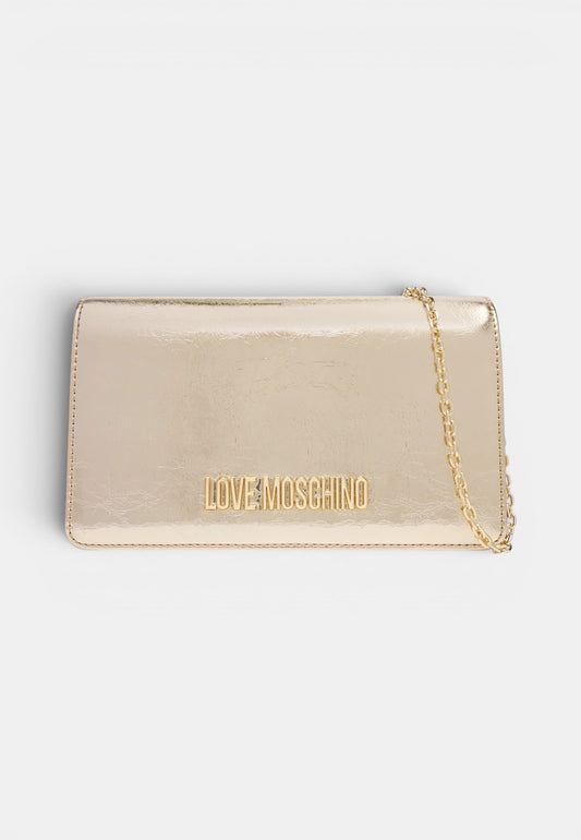 LOVE MOSCHINO - Borsetta A Tracolla Platino