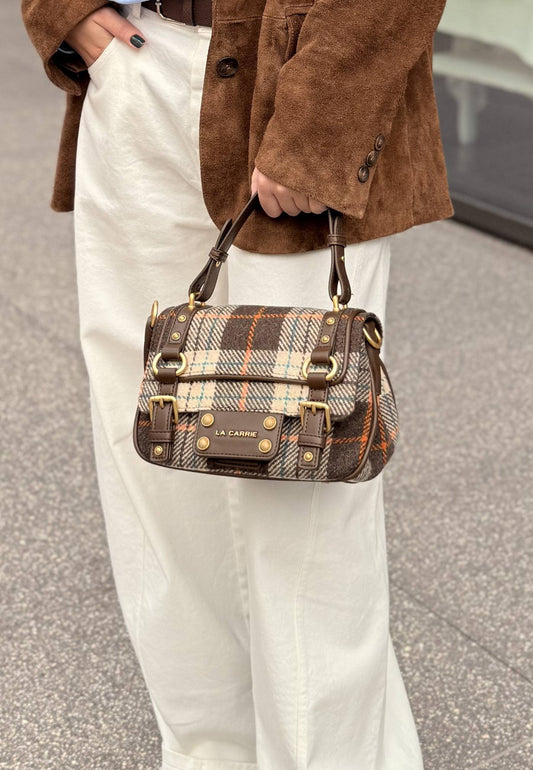 LA CARRIE - Borsetta A Mano Scottish Beige