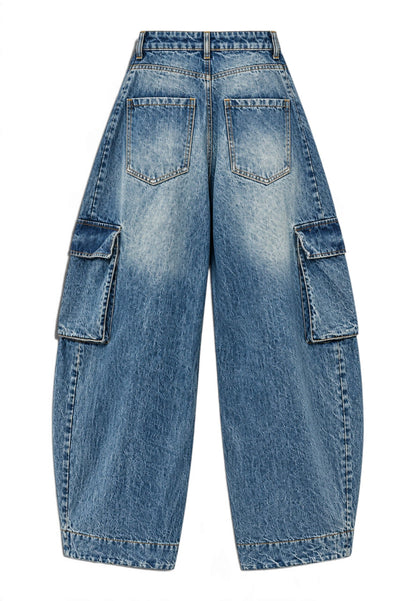 MOTEL - Jeans Barrel Tascone Denim